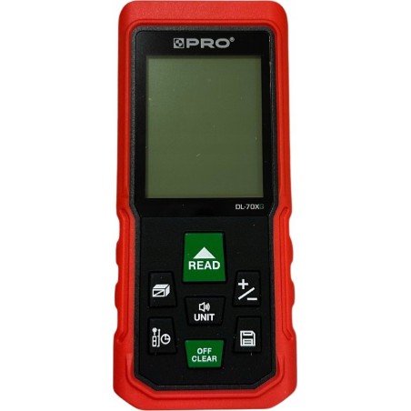 Laser-Entfernungsmesser PRO LASER-ENTFERNUNGSMESSER. DL-70XG GRÜNER STRAHL