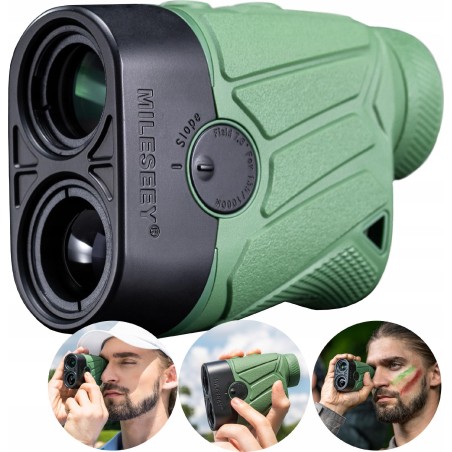 LASER-ENTFERNUNGSMESSER FÜR DIE JAGD, FERNGLAS, GOLF-FERNGLAS, 6-FACH-ZOOM, 1000 m, ETUI