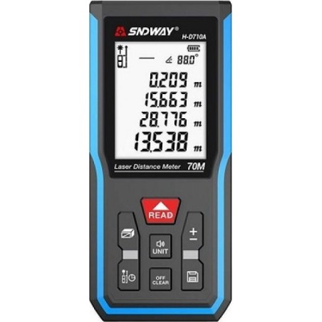 Laser-Entfernungsmesser Sndway Lazerinis – misst Entfernungen bis zu 70 m