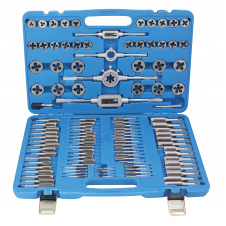 SATRA Gewindebohrer- und Gewindeschneidwerkzeugsatz M2–M18, 110-teilig.