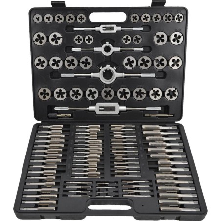 Rockforce ROCKFORCE Gewindebohrer + Schneidwerkzeuge, 110-teiliges Set RF-B110-1