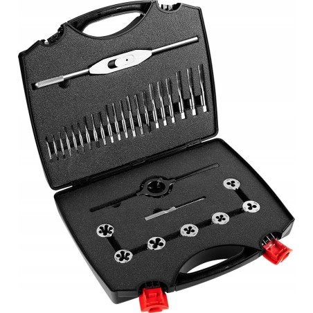 Baildon-Gewindebohrer- und Gewindeschneidersatz, HSS, 31-teilig