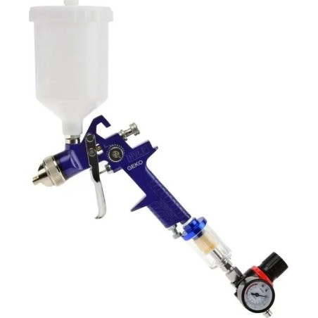 Geko Lackierpistole + Druckminderer und Wasserabscheider (20)