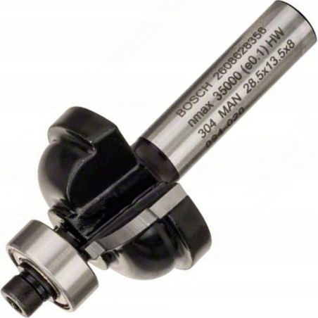 Bosch-Fräser Rounding Cutter BOSCH HM, R6,3 mm, l14 mm, Schaft 8 mm, LOCK