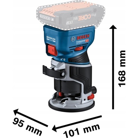 BOSCH.EDGE FRÄSMASCHINE GKF 18V-8 SOLO SET LB