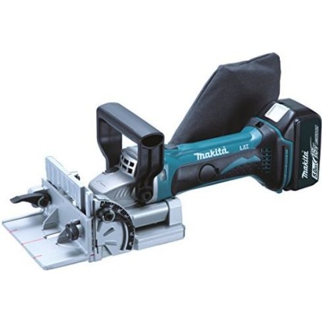Makita-Oberfräse Makita DPJ180RTJ – blau/schwarz – MAKPAC Gr.3, 2x Li-Ionen-Akku 5,0 Ah