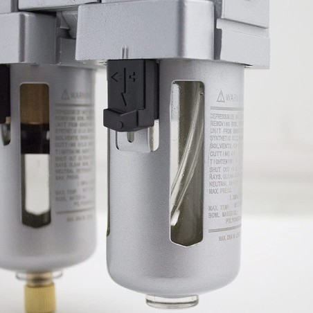 Bituxx Druckluft-Druckminderer + Filter 1/4"