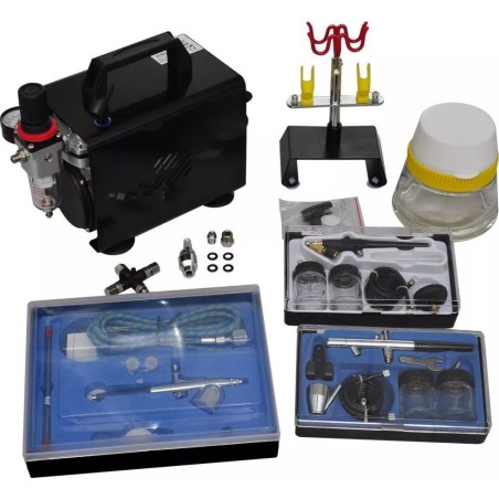 vidaXL Airbrush + Kompressor 140286