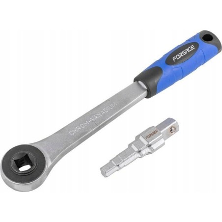 Forsage-Schlagschrauber, 1/2"-Steckschlüssel mit Ratsche, abgestuft