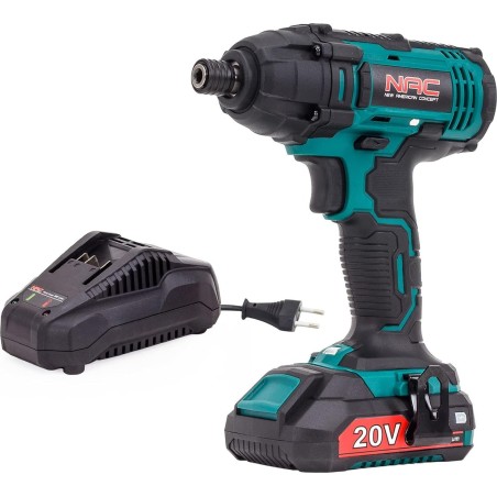 NAC-Schlagschrauber NAC-Schlagschrauber ID-LI-ST-20V, akkubetrieben + Akku 2,0 Ah + Ladegerät