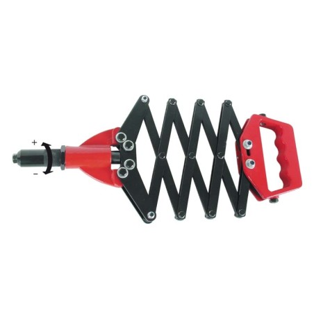 Modeco Zick-Zack-Nietmaschine mit 5 Arbeitsaufsätzen, 790 mm – MN-40-025