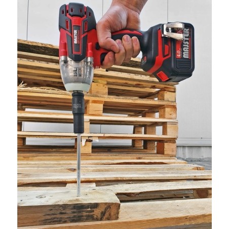 Akku-Schlagschrauber für Räder, 1/2", bürstenlos, leistungsstark, 2x 4-Ah-Akku, 750 Nm, 20 V