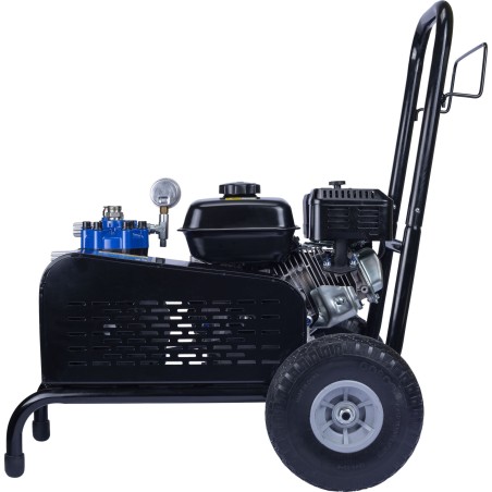 Rosfix STARKES PROFESSIONELLES BENZINBETRIEBENES FARBSPRITZGERÄT SET 6,6 PS 18 L/MIN SET