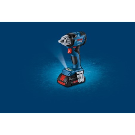 Bosch Akku-Schlagschrauber GDS 18V-330 HC Professional, 18 Volt (blau/schwarz, 2x Li-Ionen-Akku ProCORE18V 4