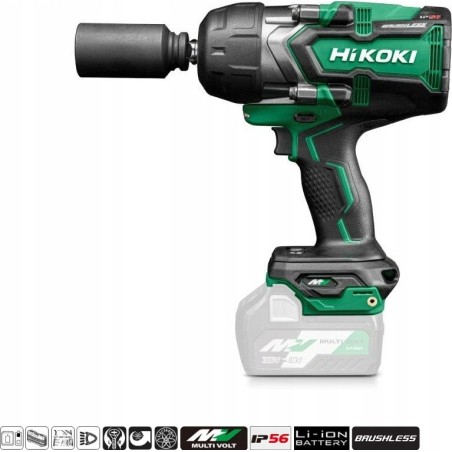 Hikoki-Schlagschrauber HIKOKI. IMPACT WRENCH 36 V WR36DGW2Z 1/2" 1400 Nm BL MULTIVOLT IP56 HITSYSTEM