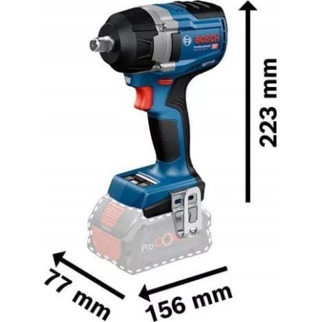 BOSCH.KEY UD.1/2" GDS 18V-750 C SOLO 750 Nm LB