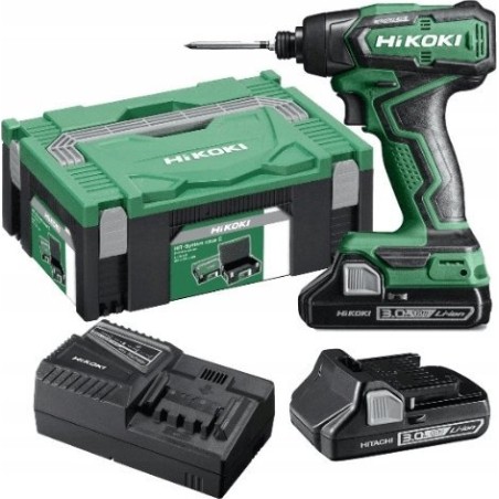 HIKOKI. 18-V-Schlagschrauber   WH18DDWRZ 140 Nm 2x2,0 Ah HSC