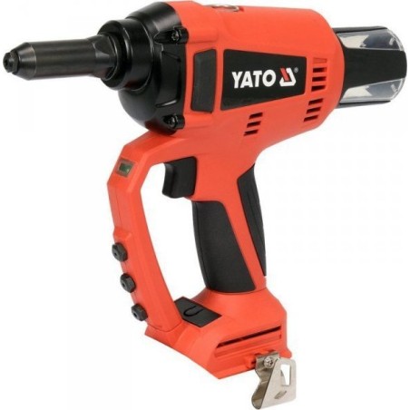 Yato Schlagschrauber, bürstenloser 18-V-Nietenschlagschrauber, 20 N, Akku + Ladegerät (1 Stück)