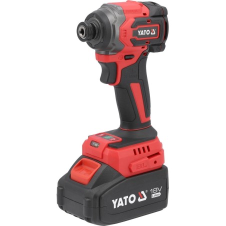 Yato Schlagschrauber – Akku-Schlagschrauber 230 Nm, 18 V + Akku 1x 4 Ah + Ladegerät YATO