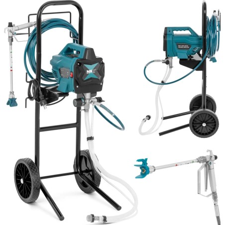 Tragbares hydrodynamisches Farbspritzgerät 1,4 l/min, 200 bar, 7,5 m Tragbares hydrodynamisches Farbspritzgerät