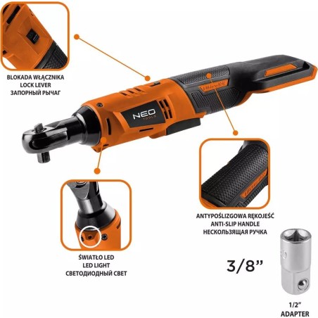 Neo-Schlagschrauber 04-603, 18 V, 3/8"