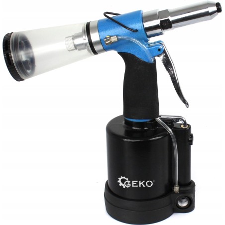 Geko Druckluft-Nietmaschine mit automatischer Zuführung für Nieten von 2,4 bis 6,4 mm (10)