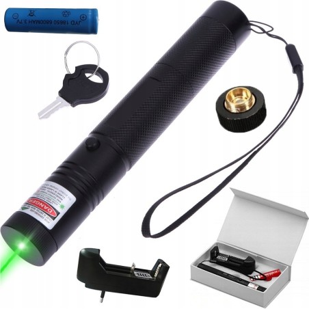 Grüner Laserpointer (18650) mit Ladegerät