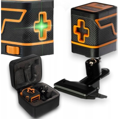 Elektronische Laserwasserwaage mit grünem Kreuzlaser