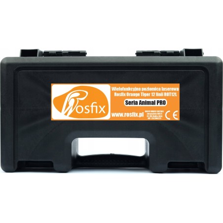 Rosfix LASER-Fadenkreuz 16, Stativ, Messlatte 350, Schutzbrille, Zielscheibe