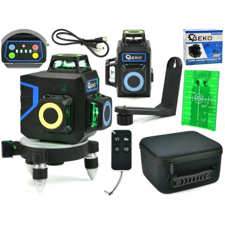 Selbstnivellierender 3D-Laser 360° mit 12 grünen Linien (8)
