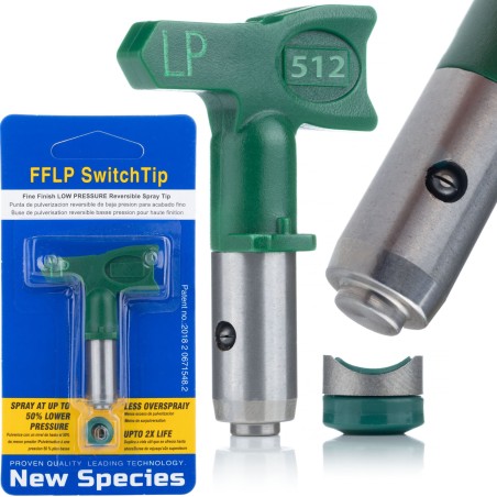 Rosfix LACKIERDÜSE 512 LP NIEDERDRUCK FÜR ÖLFARBEN FÜR GRACO, ROSFIX UND WAGNER