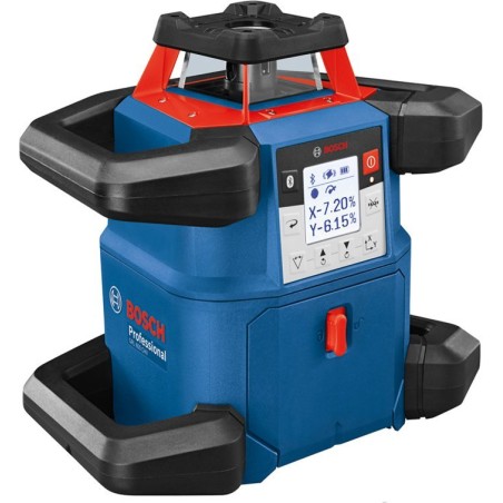 Bosch Akku-Rotationslaser GRL 600 CHV Professional, 18 Volt (blau, ohne Akku und Ladegerät, rote Laserlinie, in L-BOXX)