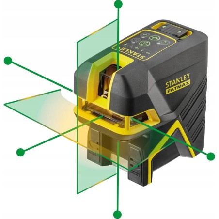 ST.FATMAX CROSS LASER +5 POINT GREEN Li-ION 30 m