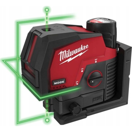 Milwaukee Akku-Lasernivelliergerät M12 CLLP-0C, grün, Milwaukee