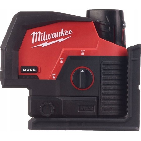 Milwaukee Akku-Lasernivelliergerät M12 CLLP-0C, grün, Milwaukee