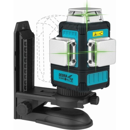 Dedra Multilaser 3D 18 V, grün, SAS-Koffer