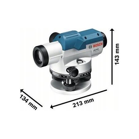 Bosch Professional Optische Wasserwaage BOSCH Professional GOL 26 D, CC BT160, GR500, 0601068002, UZS