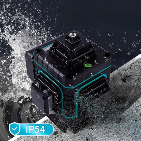 360°-Laser-Nivelliergerät mit 4D-Funktion, 16 Linien, Kreuzlaser + Stativ