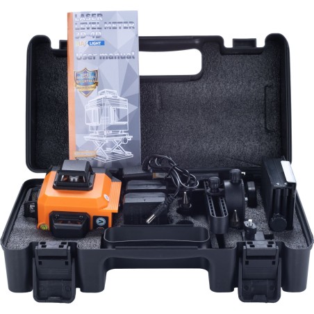 Rosfix MEGA SET ROSFIX 360 16L Kreuzlinienlaser, Schrägmessung, Stativ 120 cm, 2 Akkus, Fernbedienung, Zubehör