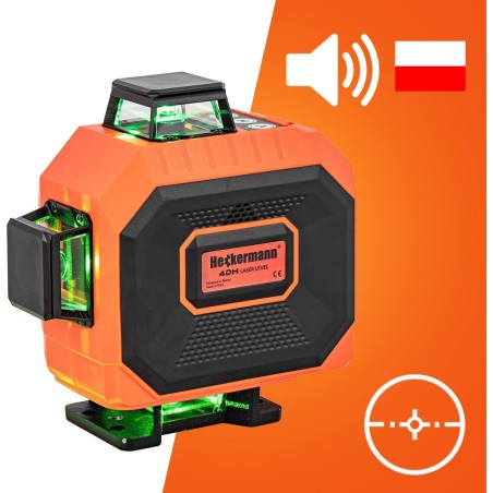 Heckermann Laser-Wasserwaage Heckermann 16 Linien 4DH NEU