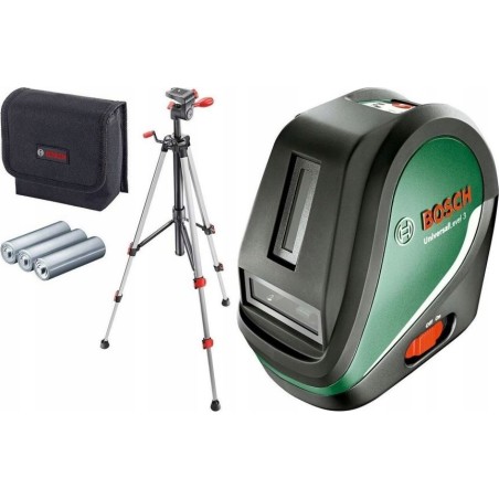 Bosch UniversalLevel 3 Kreuzlinienlaser-Set, rot, 10 m