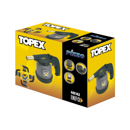 Topex Gaslötlampe für 190-g-Kartuschen mit Zünder (44E143)