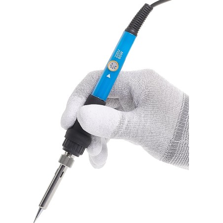 Präzisions-Lötkolben Blue Jet 60 W mit Temperaturregelung + 15 Lötspitzen