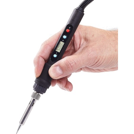 Set „Black Cowboy“ Präzisionslötkolben TBC80W LCD 80 W + 5 Spitzen + Schwamm