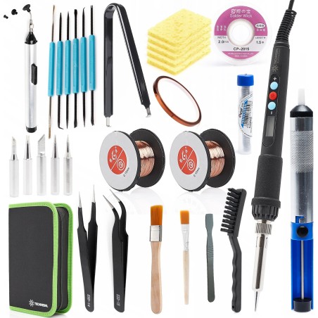 Präzisionslötkolben 60 W TBS60W Lötzubehörset mit 32 Teilen