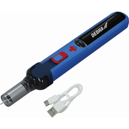 Dedra Lötkolben 4 V, 2,0 Ah, kabellos, USB-Betrieb