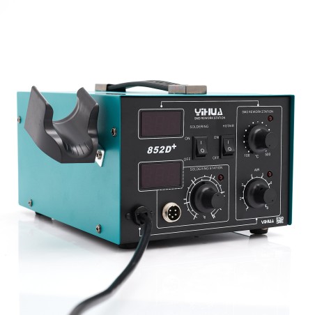 2-in-1-Lötstation-Set: Heißluftlötkolben zum Schweißen von Kunststoffen, 4 Düsen