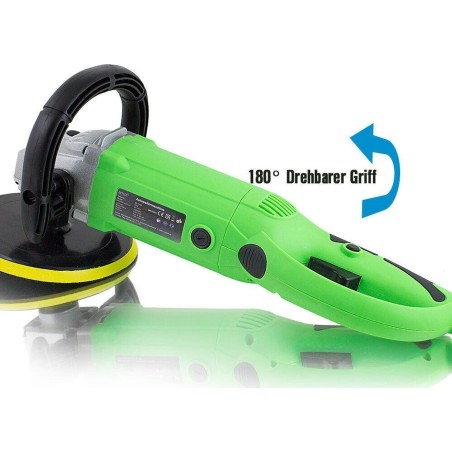 Bituxx Autopoliermaschine mit austauschbaren Polieraufsätzen, 1500 W, Zubehörset