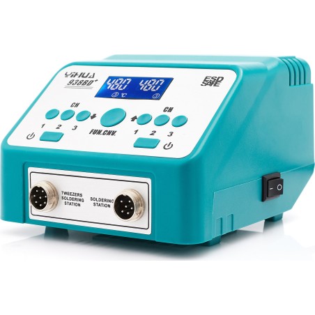 Lötstation Yihua 938BD+ mit Heißluftpistole – Großes Zubehörset von Techrebal