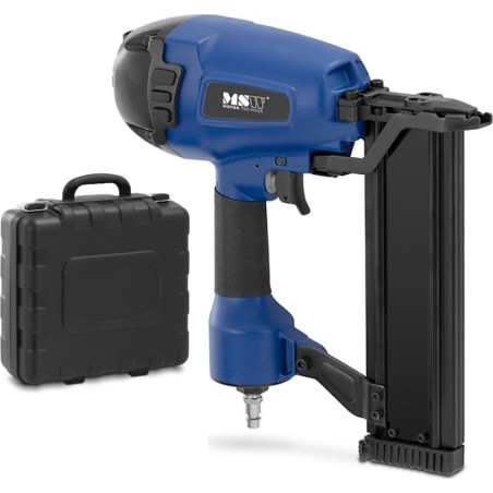 MSW Druckluft-Nagelpistole für Nägel von 18 bis 64 mm, bis zu 80 Stück – Set Druckluft-Nagelpistole 1